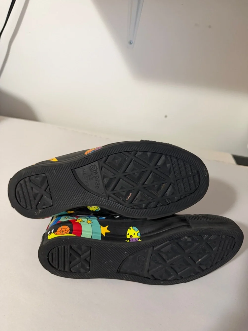 Converse Kids Black Multicolor High-Top Sneakers - Picture 5 of 6